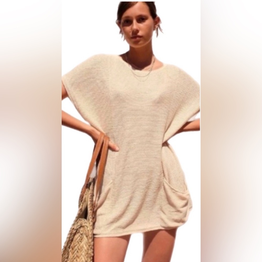 Free People Beach Tunic Dress, size L